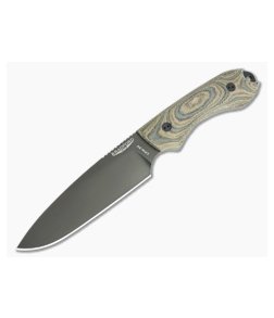 Bradford Guardian5 Sabre Ground DLC 3V 3D Camo Canvas Micarta Fixed Blade