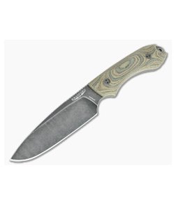 Bradford Guardian5 Sabre Ground Nimbus 3V 3D Camo Canvas Micarta Fixed Blade