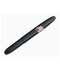 Fisher Space Pen American Flag Emblem Black Bullet Space Pen 600B-AF