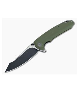 WE Knife Co 617C Flipper Green G10 Black-Satin D2