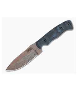 Dawson Knives Huntsman Arizona Copper 3V Blue/Black G10 Fixed Blade