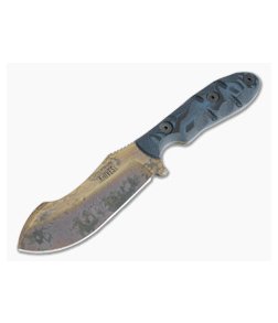 Dawson Knives Javalina Arizona Copper 3V Blue/Black G10 Fixed Blade Hunter