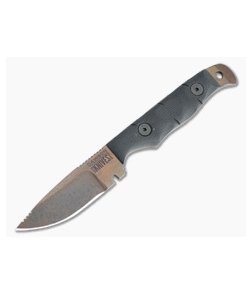 Dawson Knives Handyman Arizona Copper 3V Black G10 Fixed Blade