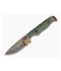Dawson Knives Handyman Arizona Copper 3V OD Green G10 Fixed Blade