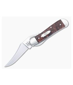 Case RussLock Smooth Brown Maple Burl Wood 64068