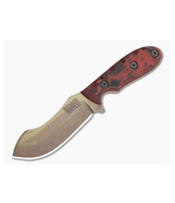 Dawson Knives Javalina Arizona Copper 3V Red/Black G10 Fixed Blade Hunter