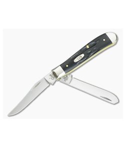 Case Mini Trapper Jigged Buffalo Horn