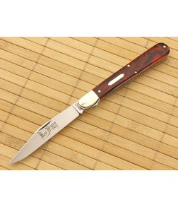 Tidioute Cutlery #65 Ben Hogan 1865 Red River Acrylic Clip Point