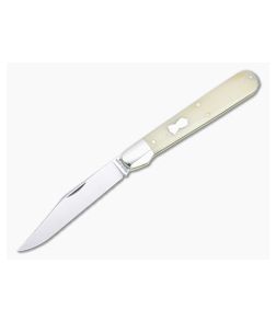 Tidioute Cutlery #65 Ben Hogan Smooth White Bone Slip Joint 651122