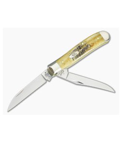 Case Mini Trapper Wharncliffe Burnt Bone Stag 65305