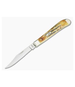 Case Slimline Trapper Burnt Bone Stag 65307