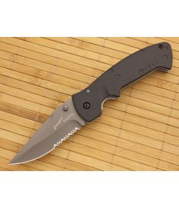 CRKT Crawford Kasper Gray Folder Zytel Serrated