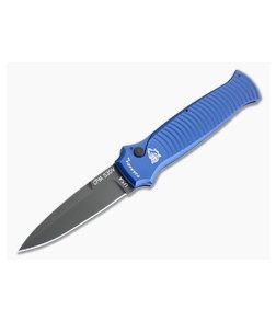 Piranha P6 Bodyguard Tactical PVD S30V Blue Button Lock Automatic