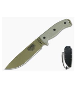 ESEE 6P Dark Earth Plain Edge Black Sheath