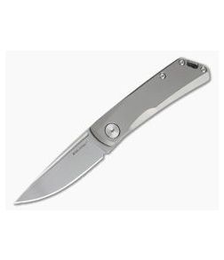 Real Steel Luna Titanium N690 Slip Joint Folding Knife 7001