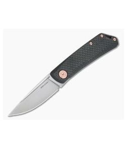 Real Steel Luna Carbon Fiber S35VN Slip Joint Folding Knife 7005