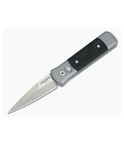 Protech Godson Special Grey Handle Black G10 Inlays 700