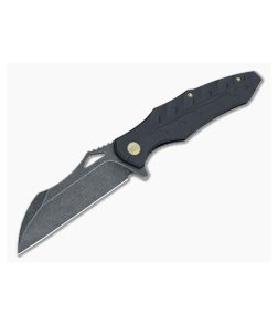 WE Knife Co 701E Flipper Black G10 Black Stonewash D2