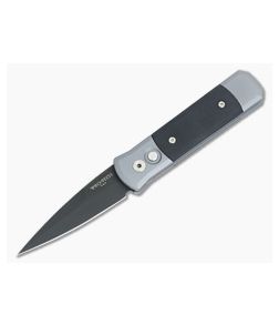 Protech Godson Special Grey Handle Black G10 Inlays 702