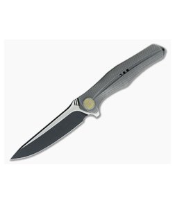 WE Knife Co 702C Integral Grey Ti Black Stonewash Satin M390
