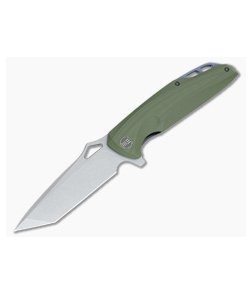 WE Knife Co 706B Flipper Green G10 Stonewash D2