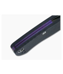 Flytanium Titanium Backspacer for Spyderco ParaMilitary 2 - Purple