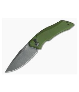 Kershaw Launch 1 Olive Green Aluminum BlackWash Automatic Knife 7100OLBW