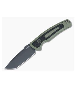 Kershaw Launch 16 Black M4 Tanto Olive Green Automatic 7105OLBLK