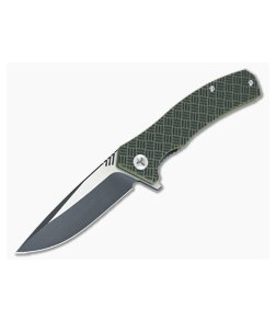 WE Knife Co Blitz 711B Flipper Green G10 Two-Tone VG10