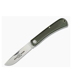 Great Eastern  #71 Farm and Field Tool Bullnose Work Knife Green Micarta