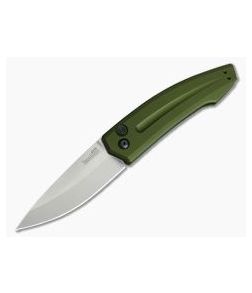 Kershaw Launch 2 Olive Green Aluminum Stonewashed Automatic Knife 7200SWOL