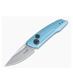 Kershaw Launch 9 Teal Stonewashed Drop Point California Legal Automatic Knife 7250TEALSW
