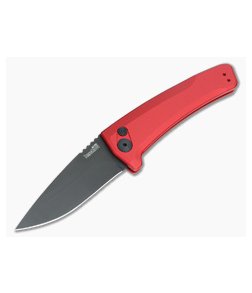 Kershaw Launch 3 Red Aluminum Black DLC Automatic Knife 7300RDBLK