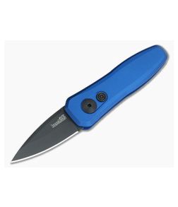 Kershaw Launch 4 Mini Blue Aluminum Black Automatic Knife 7500BLUBLK
