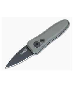 Kershaw Launch 4 Mini Gray Aluminum Handle Black CPM 154 Automatic Knife 7500GRY