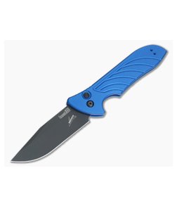 Kershaw Launch 5 Emerson Blue Alumium Black DLC Automatic Knife 7600BLUBLK