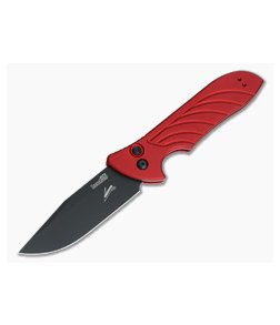 Kershaw Launch 5 Emerson Red Alumium Black DLC Automatic Knife 7600RDBLK
