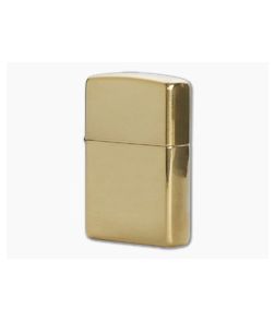 Zippo Windproof Lighter High Polish Brass 254B