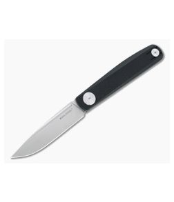 Real Steel Gslip Compact Satin VG10 Black G10 Slip Joint 7868