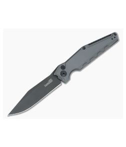 Kershaw Launch 7 Gray Aluminum Handle Black CPM 154 Automatic Knife 7900GRYBLK