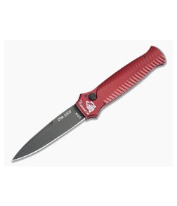 Piranha P7 Miniguard Tactical PVD S30V Red Button Lock Automatic