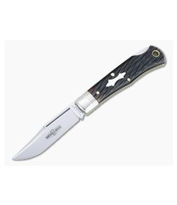 Northfield UN-X-LD #83 Tascosa Dark Brewed Jigged Bone Lock Back Folding Knife 831121LB