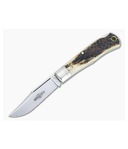 Northfield UN-X-LD #83 Tascosa Sambar Stag Lock Back Folding Knife 831121LB