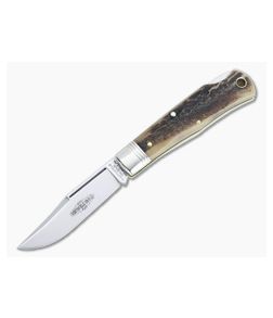 Northfield UN-X-LD #83 Tascosa Sambar Stag Lock Back Folding Knife 831121LB-05