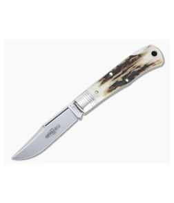 Northfield UN-X-LD #83 Tascosa Sambar Stag Lock Back Folding Knife 831121LB-07