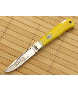 Northfield #83LB Tascosa Little Lock Back Smooth Yellow Rose Bone