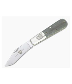 Great Eastern Cutlery #86 2AB Two Acorn Barlow OD Green Canvas Micarta Slip Joint 861121