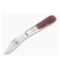 Great Eastern Cutlery #86 2AB Two Acorn Barlow Rust Orange Natural Bone Slip Joint 861121