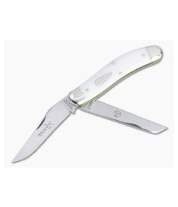 Tidioute #88 PPP Bayou Trapper Yeti Ivory Acrylic Slip Joint Folder