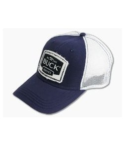 Buck Knives Navy Logo Patch Mesh Adult Hat 89123